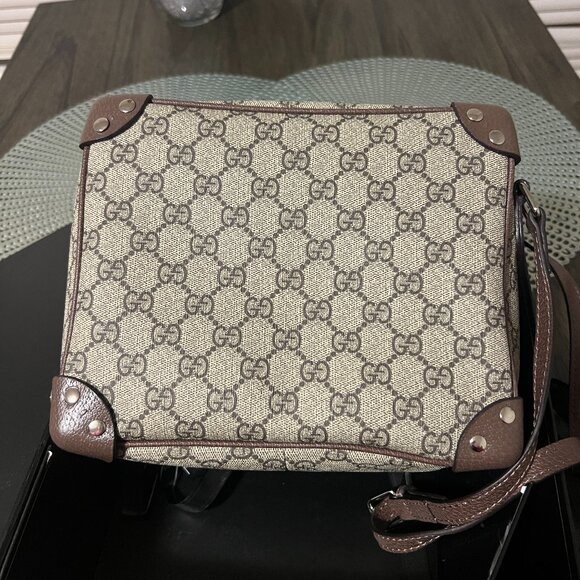✨ Never Used Gucci GG Monogram Canvas Shoulder/Messenger Bag✨ - Picture 1 of 10
